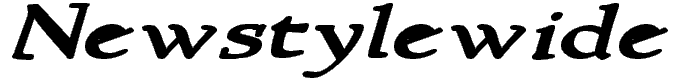 NewStyleWide Bold Italic font